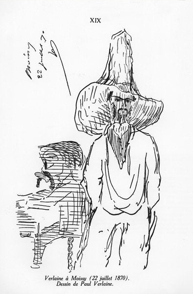 Detail of Verlaine in Moissy, 22 July 1870 by Paul Verlaine