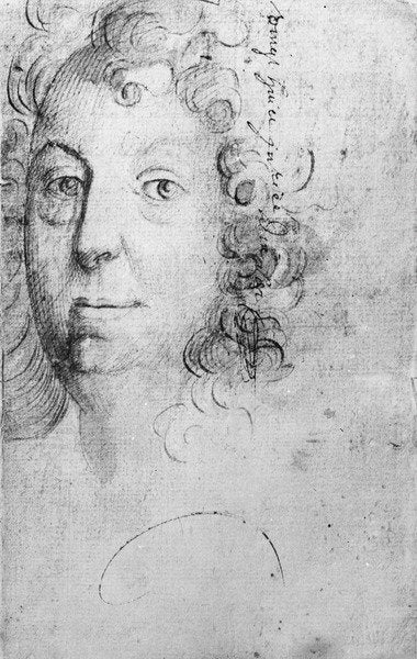 Detail of Jean Racine by Louis Racine