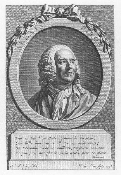 Detail of Alexis Piron by Noël Le Mire