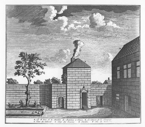 Detail of Exterior of the house of François Rabelais in Chinon by French School