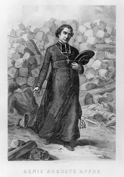 Detail of Denis-Auguste Affre by French School