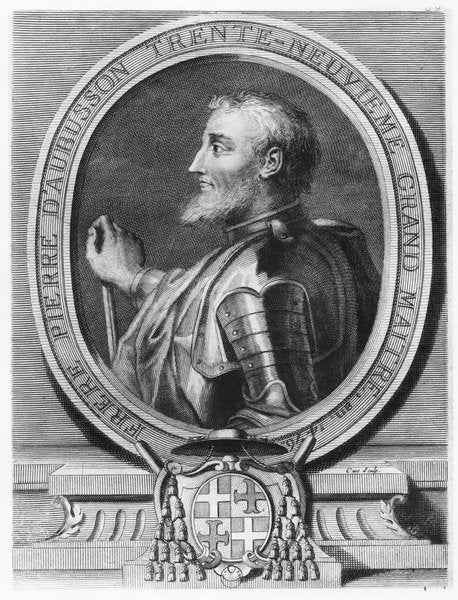 Detail of Pierre d'Aubusson by J.F. Cars