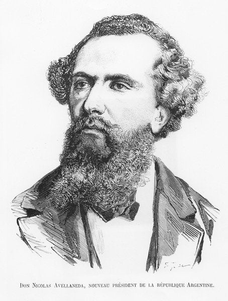 Detail of Nicolas Avellaneda by French School