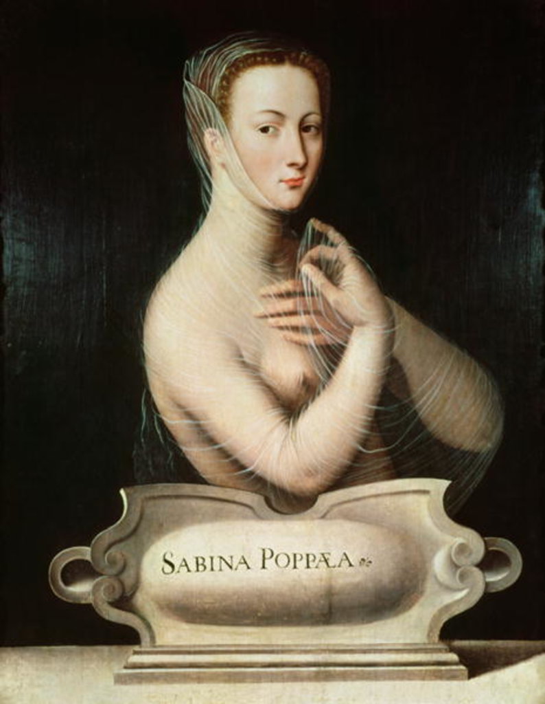 Detail of Sabina Poppaea, c.1570 by Fontainebleau School