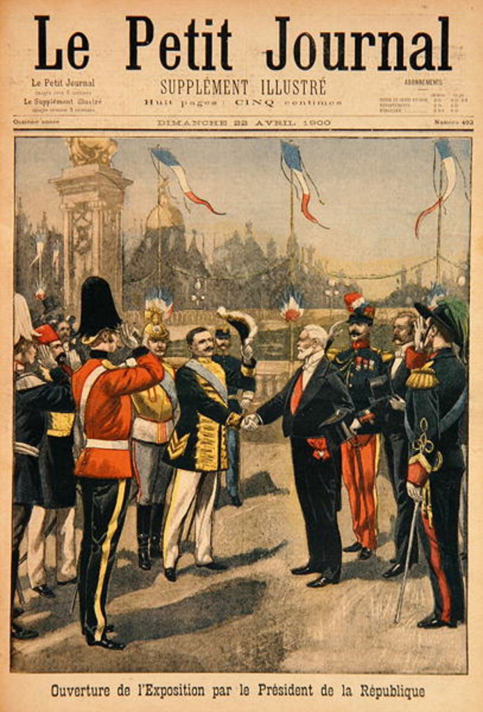 Detail of Opening of the Universal Exhibition of 1900 by the President of the Republic, Paris by French School