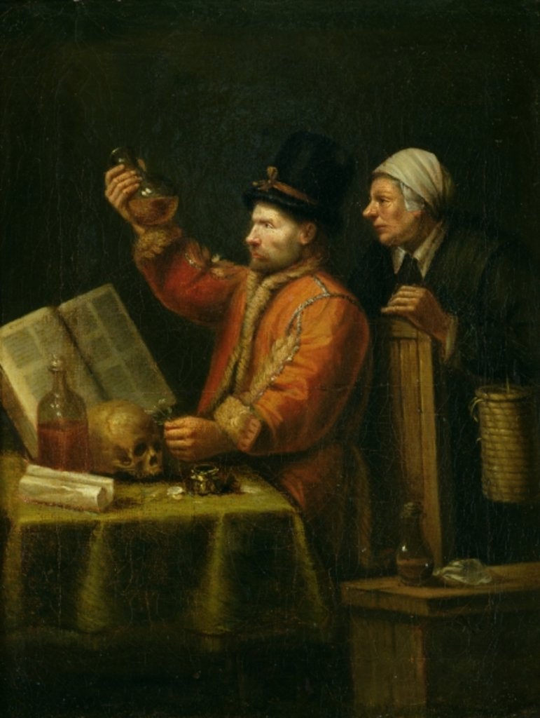 Detail of The Urine Examination by Joos van Craesbeeck