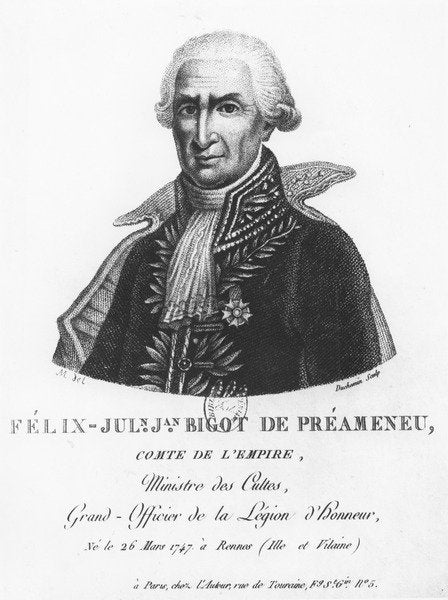 Detail of Félix Bigot de Préameneu by Duchemin Duchemin