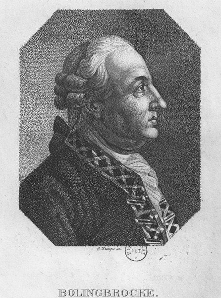 Detail of Henry St John, Lord Bolingbroke by French School