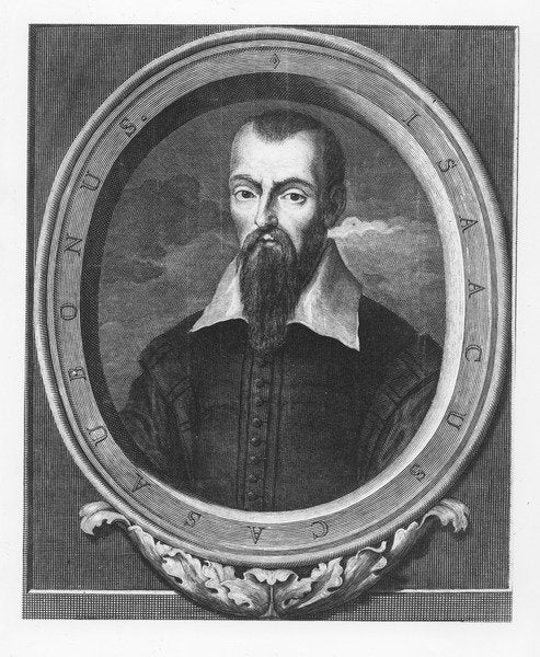 Detail of Isaac Casaubon by French School