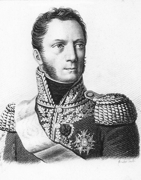 Detail of Armand Louis de Caulaincourt by French School