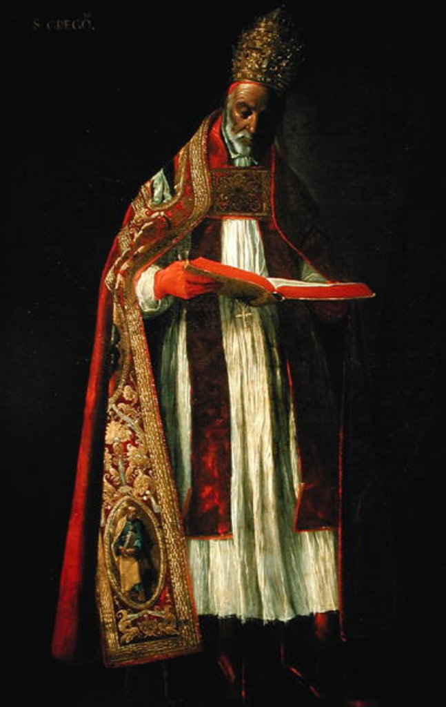 Detail of St. Gregory the Great by Francisco de Zurbaran