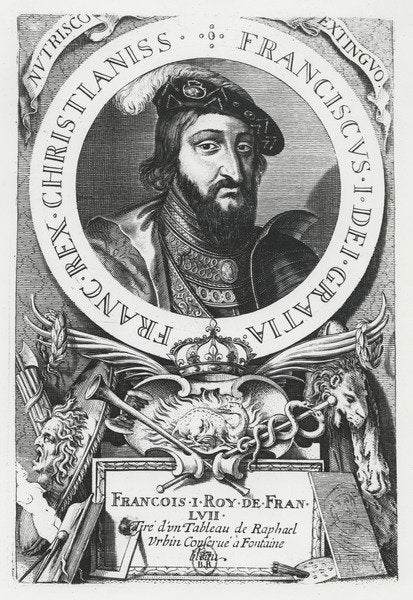 Detail of Francis I of France by French School