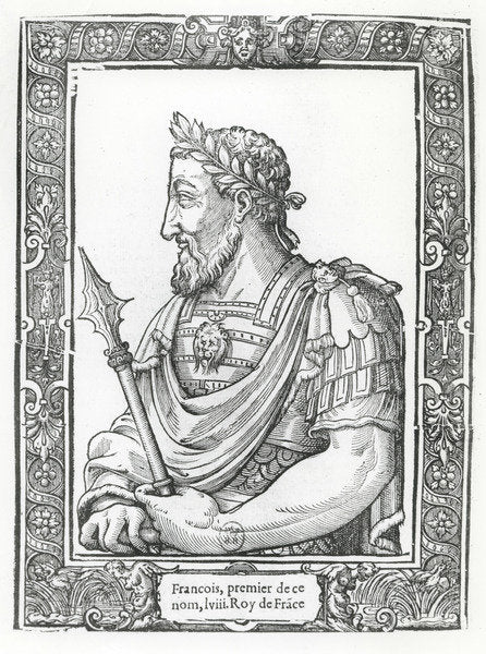 Detail of Francis I of France by French School