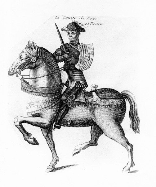 Detail of Gaston IV de Foix by French School