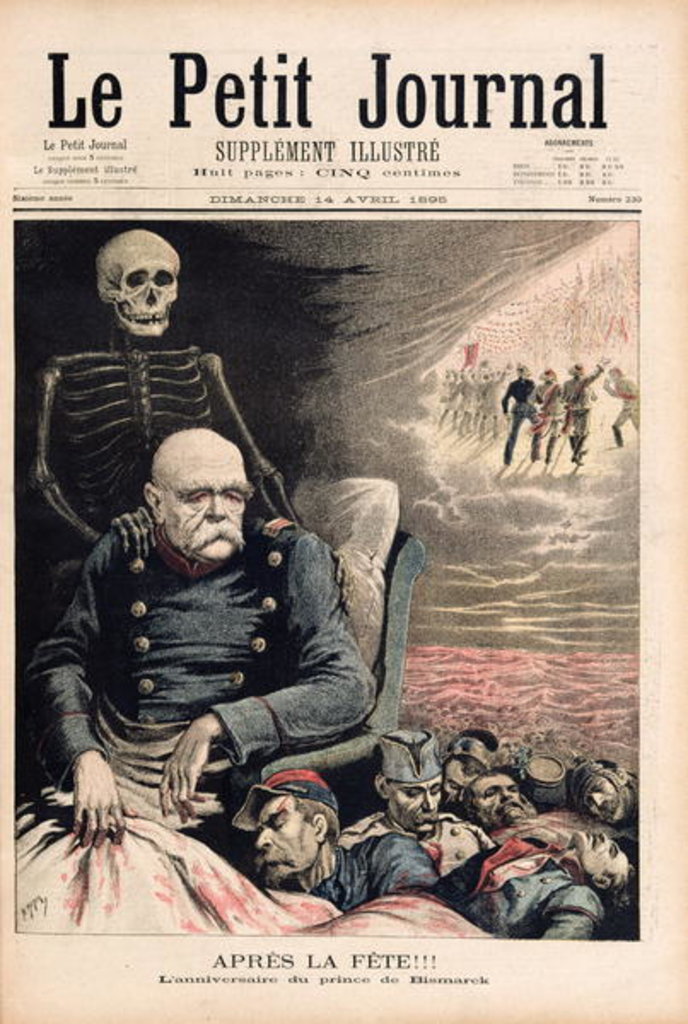 Detail of After the Party: Birthday of the Prince of Bismarck by Henri Meyer