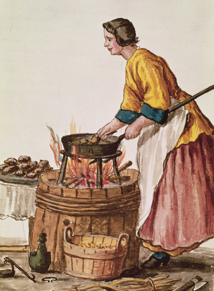Detail of Venetian Doughnut Seller by Jan van Grevenbroeck