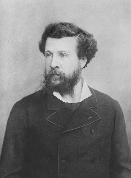 Detail of Portrait of Édouard Pailleron by Studio Benque