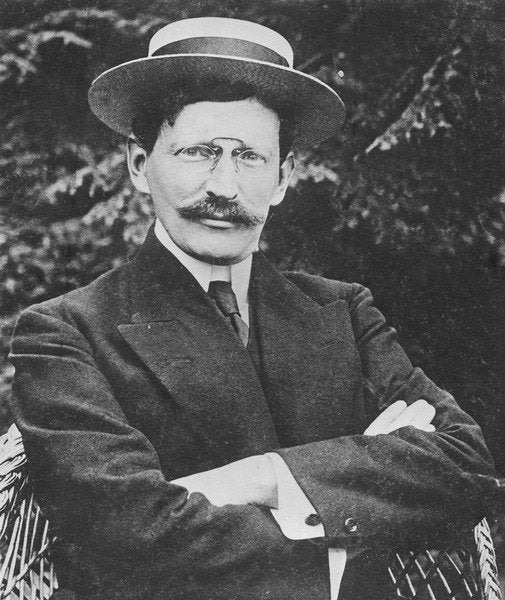 Detail of Portrait of Paul Perdrizet by French Photographer