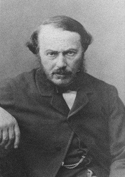 Detail of Portrait of Jean Gilbert Victor Fialin, Duc de Persigny by French Photographer