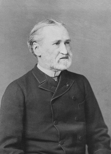 Detail of Portrait de Michel Charles Felix Peter by Alphonse Liebert