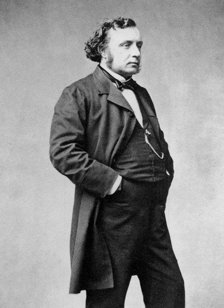 Detail of Portrait of Ernest Picard by Pierre Petit