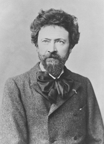 Detail of Portrait of Charles Henri Pille by Studio Benque