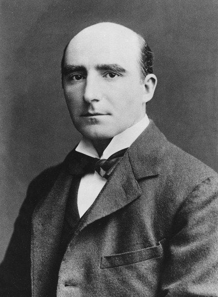 Detail of Portrait of Sir Arthur Wing Pinero by French Photographer