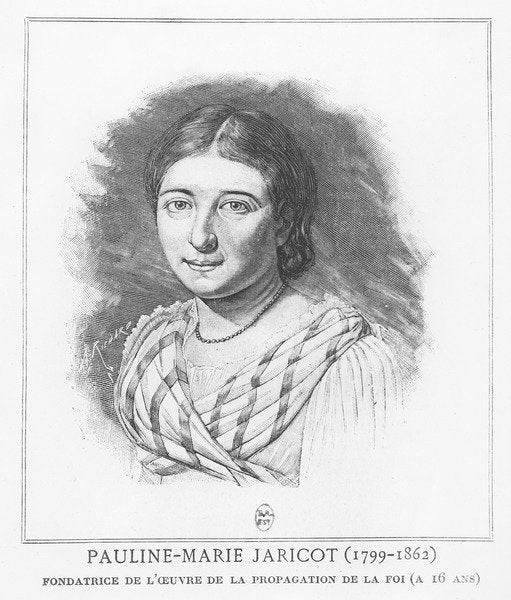 Detail of Pauline Jaricot by French School