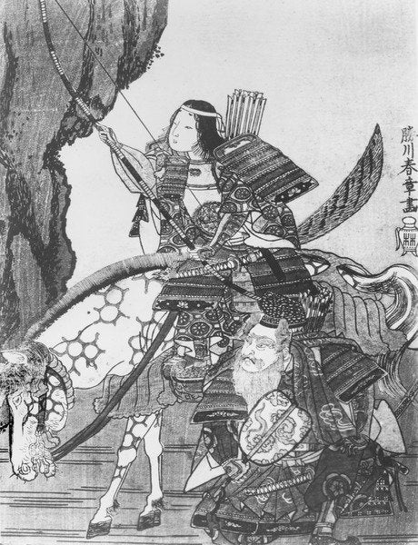 Detail of Jingo, Empress of Japan by School Japanese