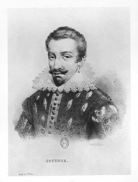 Detail of Anne, Duke of Joyeuse by Henri Villain