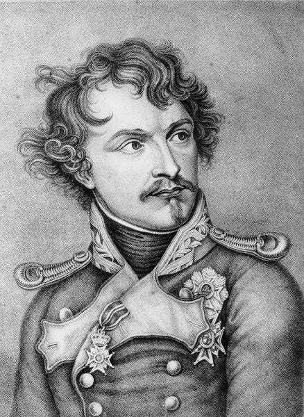 Detail of Louis I of Bavaria by Johann Michael Schramm