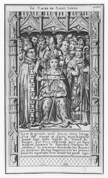 Detail of Louis IX of France by French School