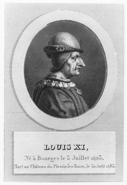 Detail of Louis XI, King of France by French School