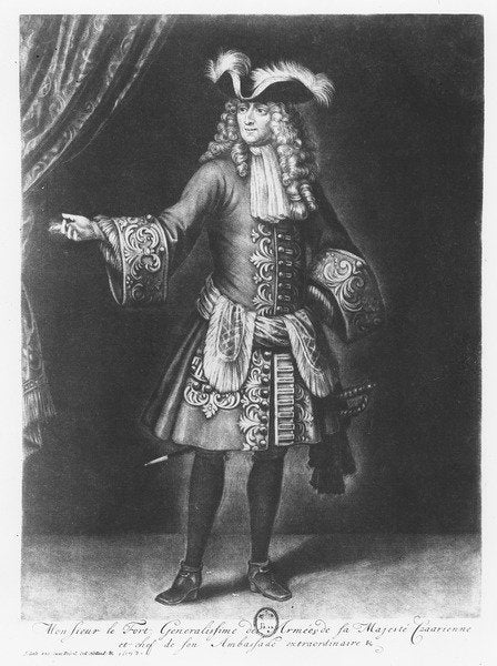 Detail of Franz Lefort by French School