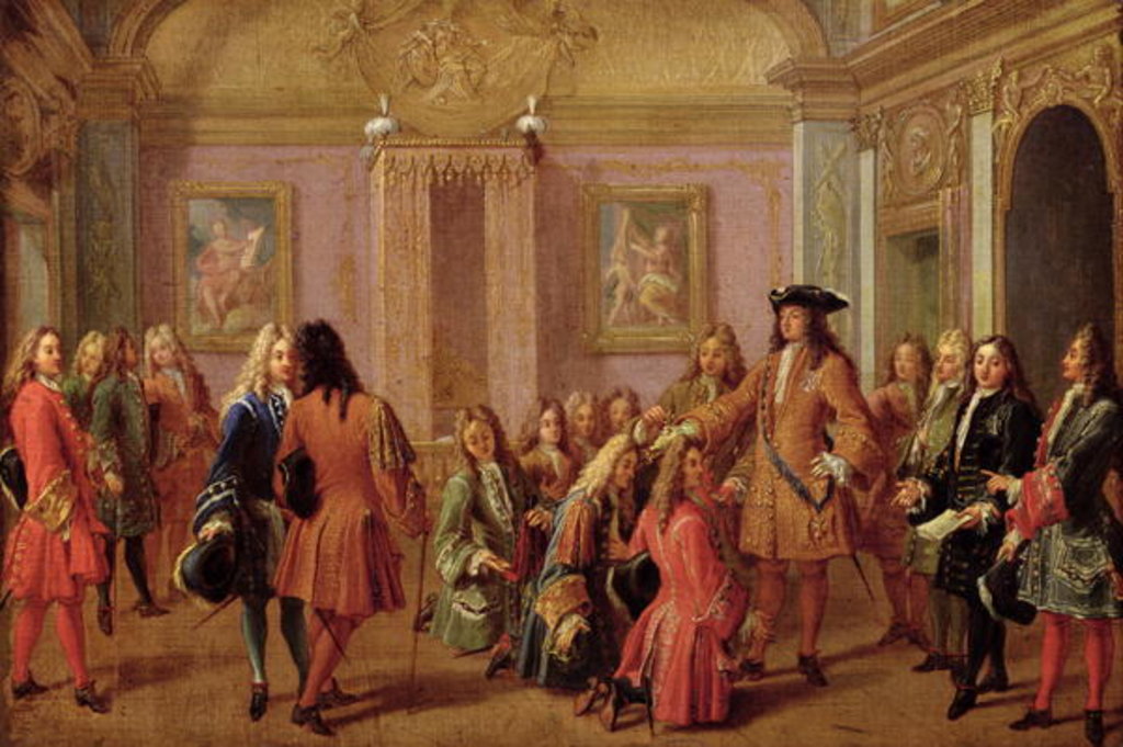 Detail of First Promotion of the Order of Saint Louis, 10th May 1693 by Francois Marot
