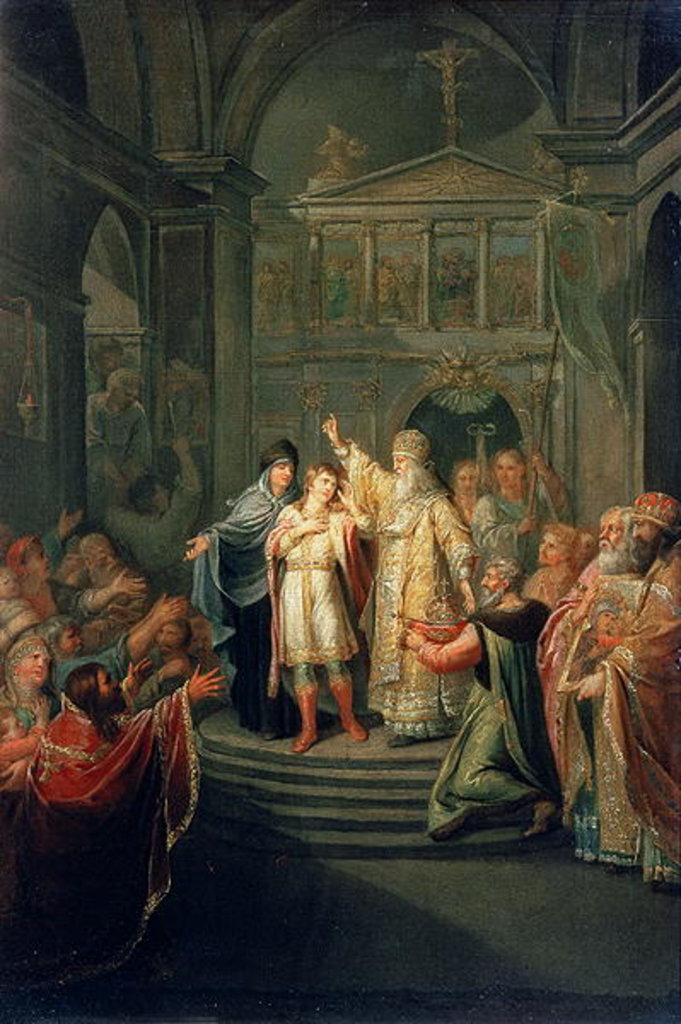 Detail of The Election of the Tsar Michael Romanov on March 14th 1613, 1798-1800 by Grigoriy Ivanovich Ugryumov