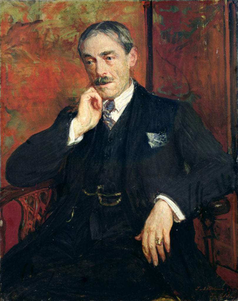 Detail of Portrait of Paul Valery, 1923 by Jacques-Emile Blanche