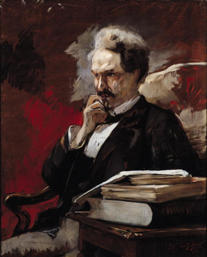 Detail of Henri Rochefort by Auguste Baud-Bovy