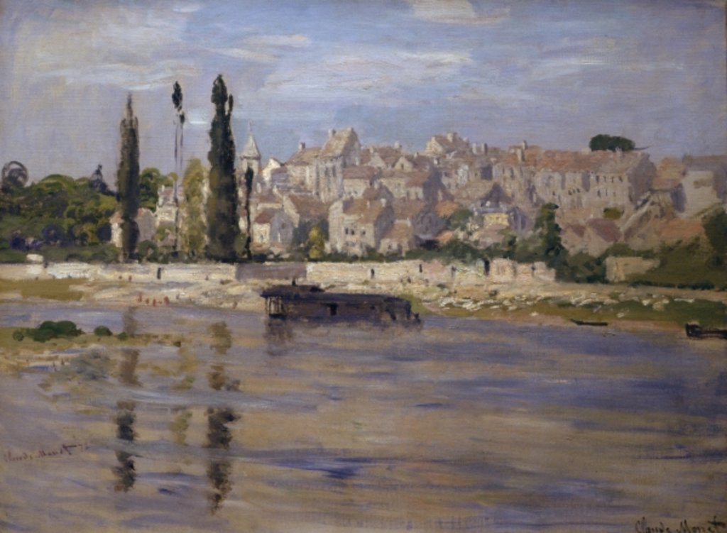 Detail of Carrieres-Saint-Denis, 1872 by Claude Monet