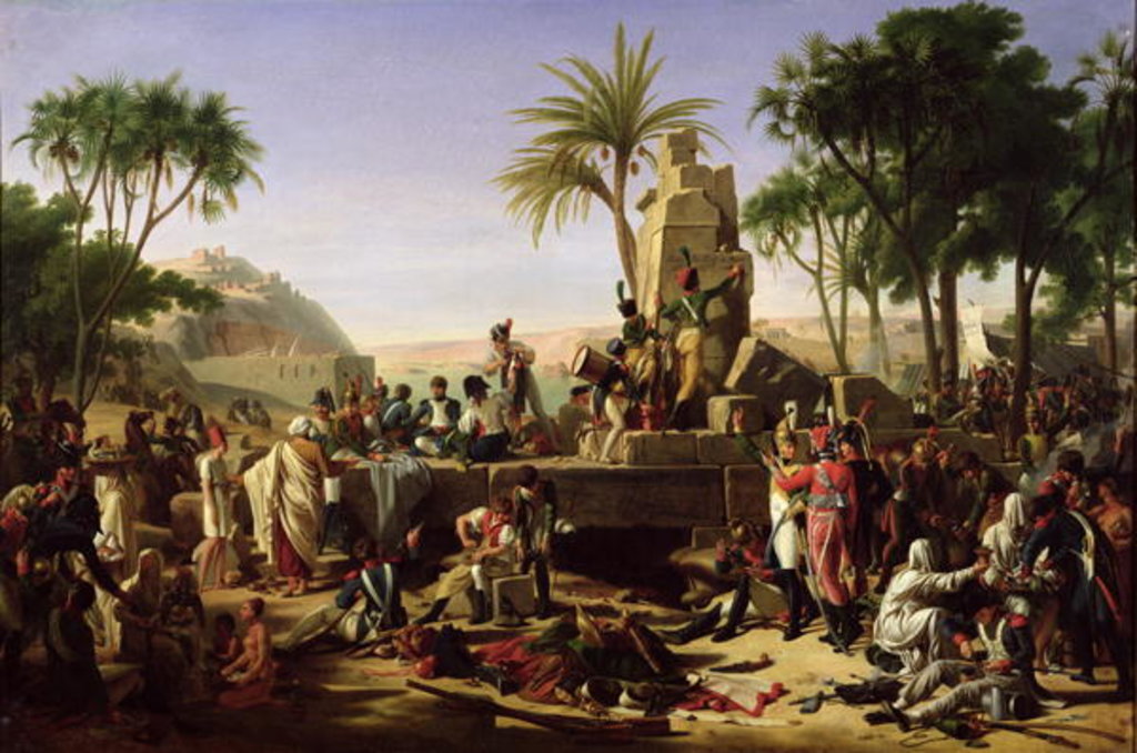Detail of Troops halted on the Banks of the Nile, 2nd February 1799, 1812 by Jean-Charles Tardieu
