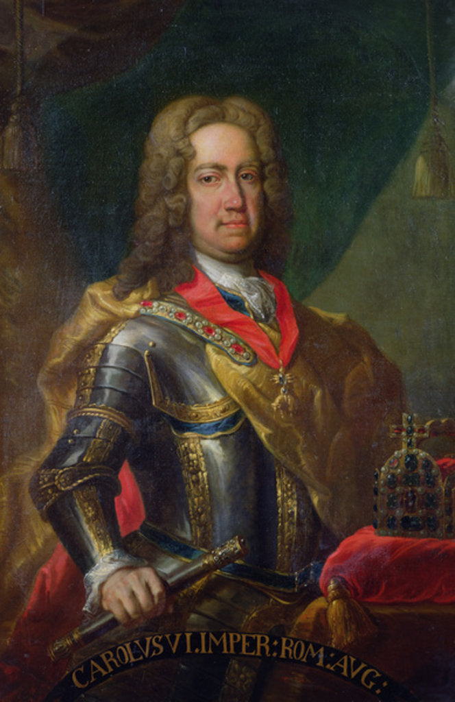 Detail of Charles VI Holy Roman Emperor by German School