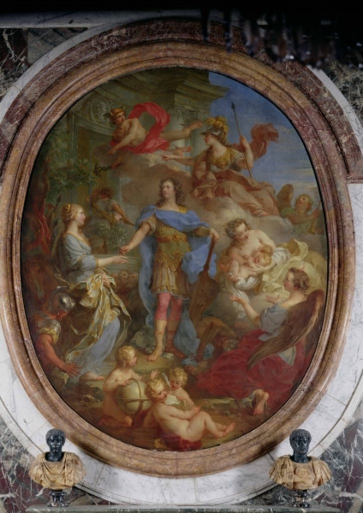 Detail of Louis XV Giving Peace to Europe, 1729 by Francois Lemoyne