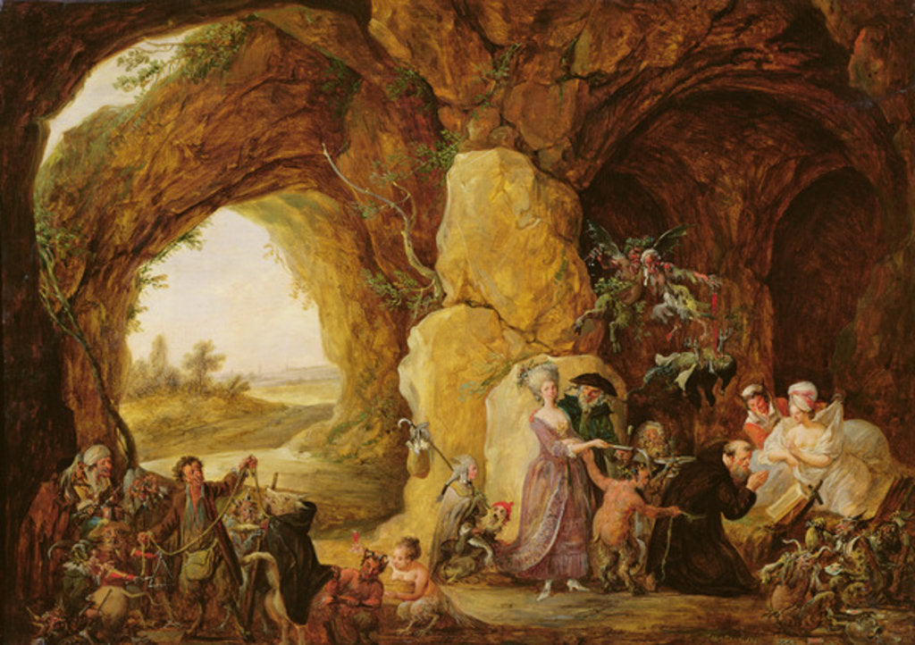Detail of The Temptation of St. Anthony, 1781 by Louis Joseph Watteau