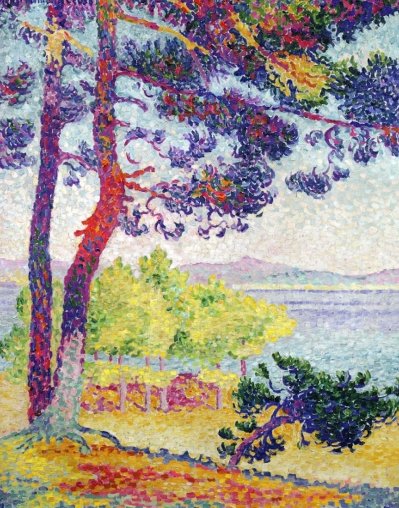 Detail of Afternoon at Pardigon, Var, 1907 by Henri-Edmond Cross