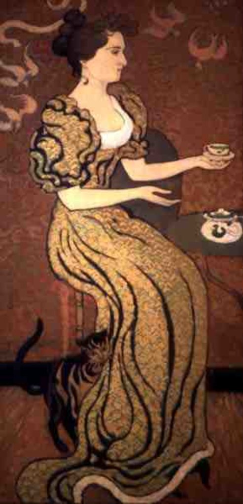 Detail of Madame Ranson and Her Cat, c.1892 by Maurice Denis