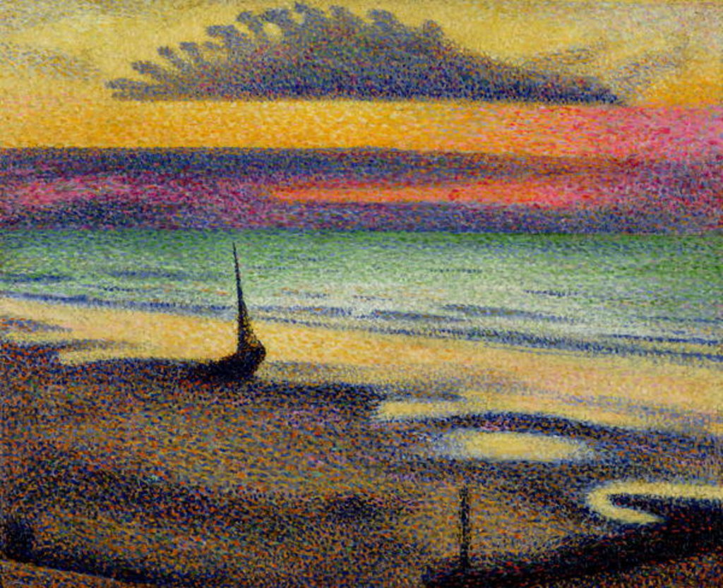 Detail of The Beach at Heist, 1891-92 by Georges Lemmen