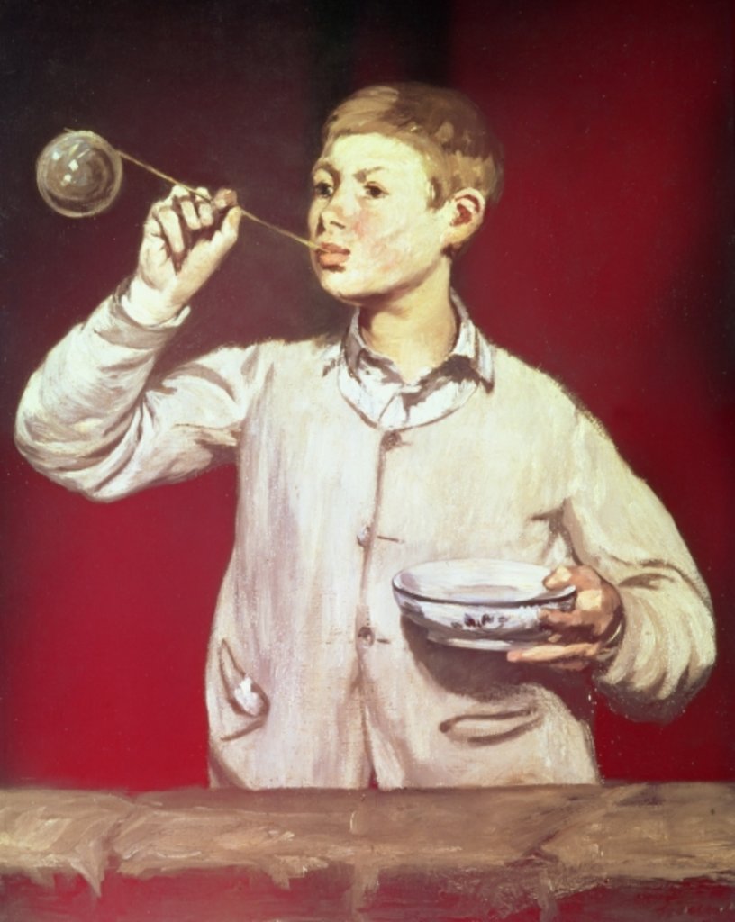 Detail of Boy Blowing Bubbles, 1867-69 by Edouard Manet