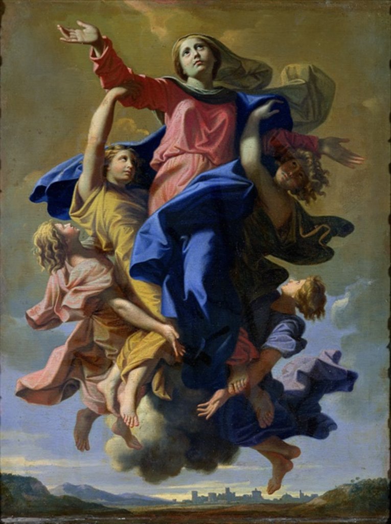Detail of The Assumption of the Virgin, 1649-50 by Nicolas Poussin