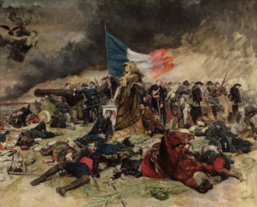 Detail of Allegory of the Siege of Paris, 1870 by Jean-Louis Ernest Meissonier