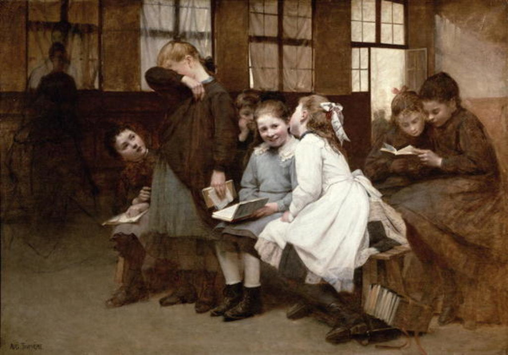 Detail of In Detention, 1888 by Auguste Joseph Trupheme